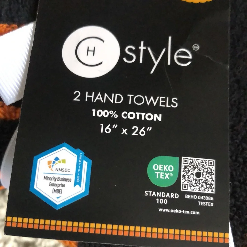 CH Style Halloween Pumpkin Hand Towels